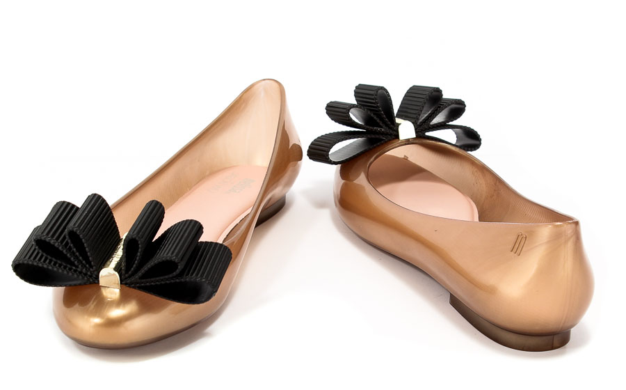 Baleriny Melissa 32269 51647 Pink/Black