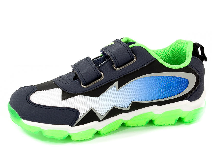 Półbuty Primigi 1455000 Bottal.Pu/Rete/Navy r.26-35