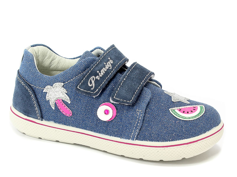 Półbuty Primigi 1358200 T.Jeans/Scamosc/Jean r.19-24