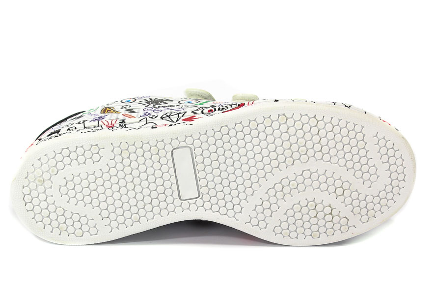 Półbuty Primigi 1452900 Nappa Pu Stampa/Bian r.24-35