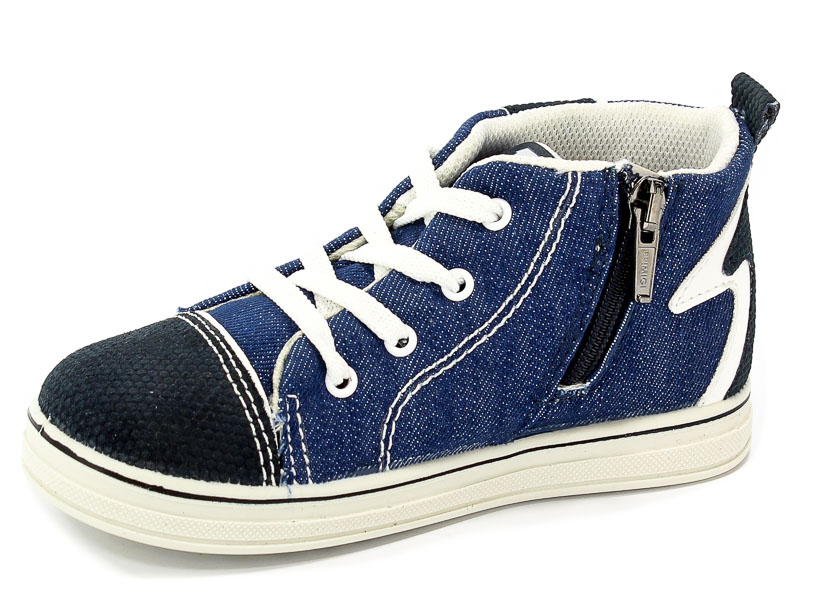 Półbuty Primigi 1356899 T.Jeans/Scamosc/Deni r.19-26