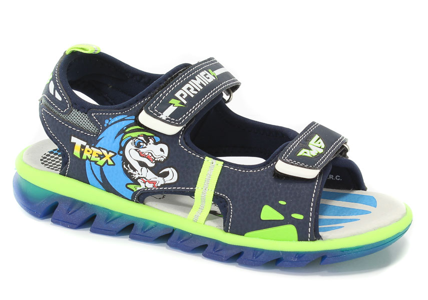 Sandały Primigi 1458611 Bottal.Pu/Rete/Navy r.24-35