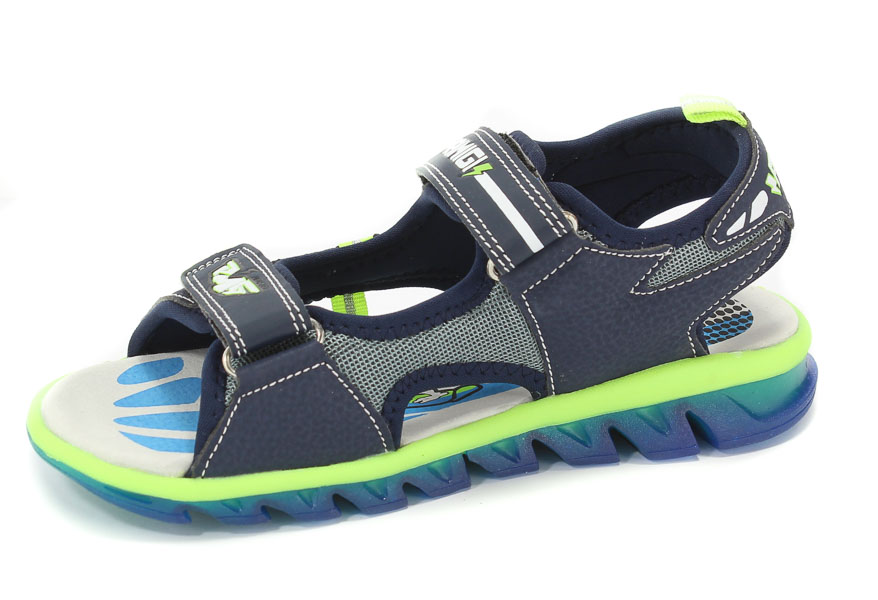 Sandały Primigi 1458611 Bottal.Pu/Rete/Navy r.24-35