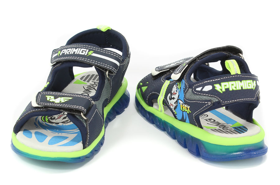 Sandały Primigi 1458611 Bottal.Pu/Rete/Navy r.24-35