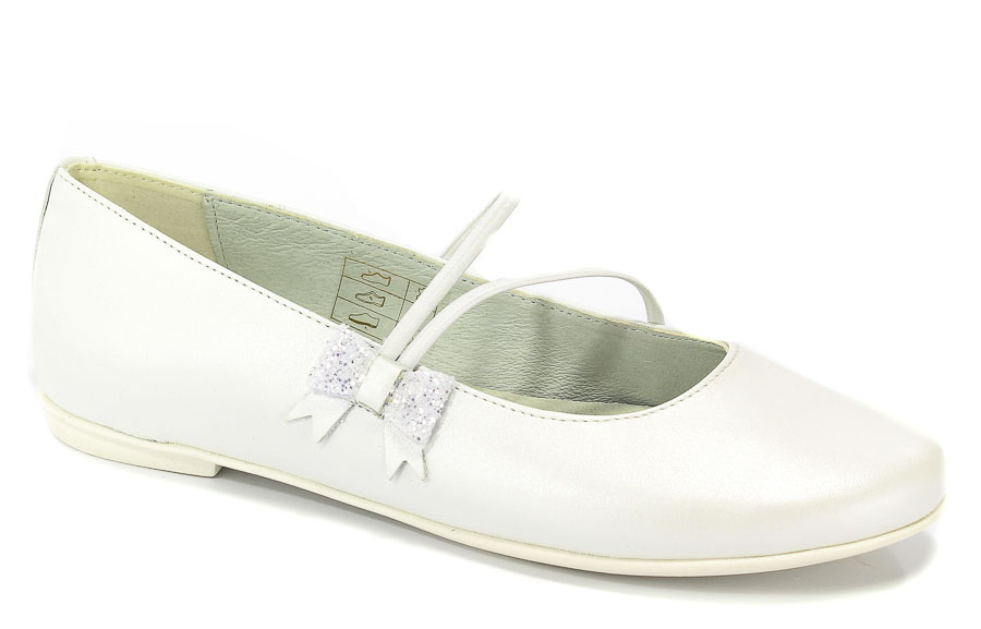 Półbuty Primigi 1436822 Nappa Perlata/Bianco r.36-39