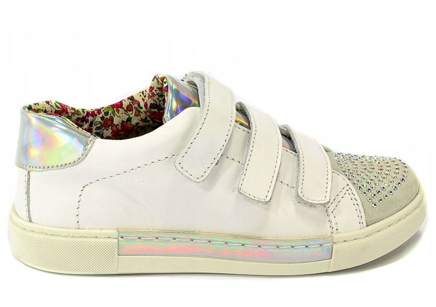 Półbuty Primigi 1428722 Nappa/Scamosc./Bianc r.30-35