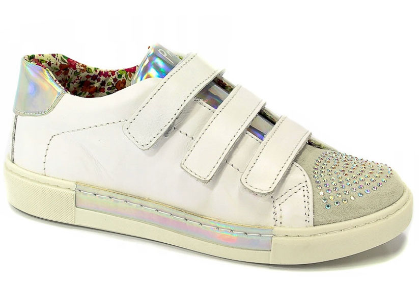 Półbuty Primigi 1428722 Nappa/Scamosc./Bianc r.30-35