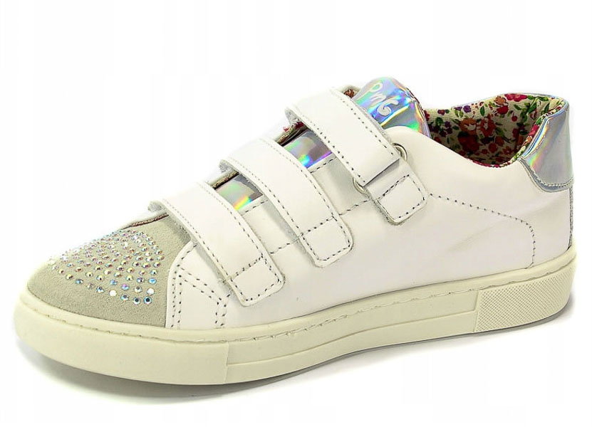 Półbuty Primigi 1428722 Nappa/Scamosc./Bianc r.30-35