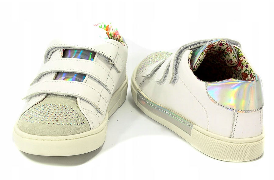 Półbuty Primigi 1428722 Nappa/Scamosc./Bianc r.30-35