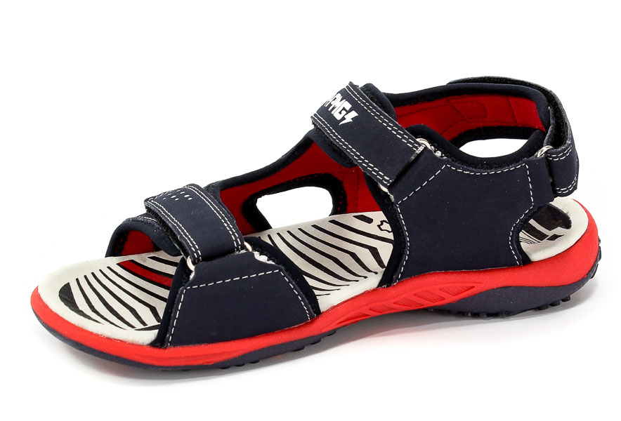 Sandały Primigi 1457622 Nabuk Pu/Rete/Navy-R r.28-39