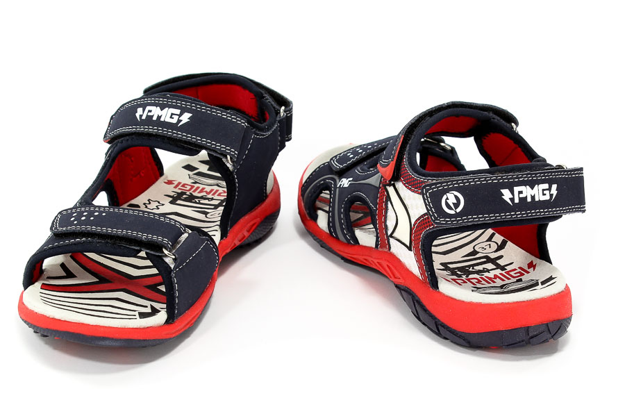 Sandały Primigi 1457622 Nabuk Pu/Rete/Navy-R r.28-39