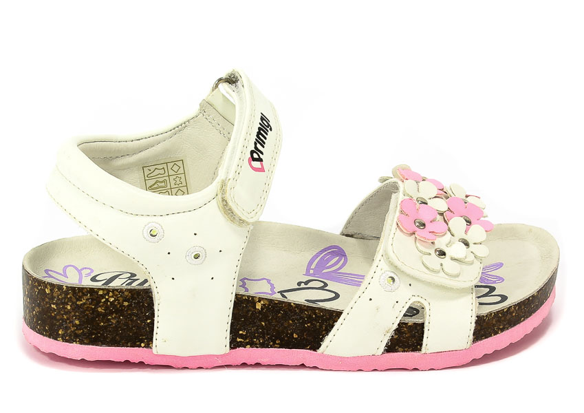 Sandały Primigi 1459011 Nappa Pu/Bianco r.24-35