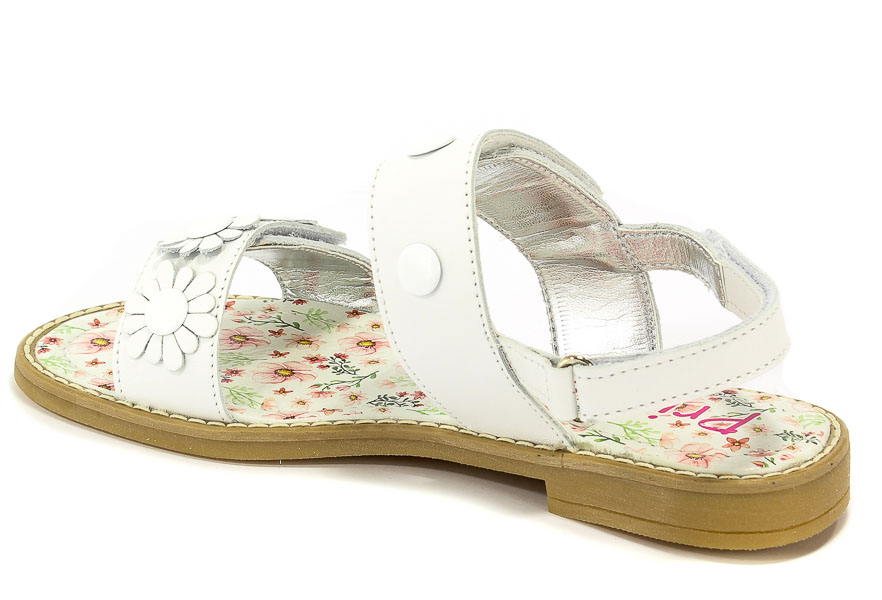 Sandały Primigi 1439911 Nappa/Bianco r.34-39
