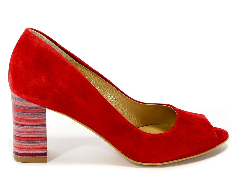 Czółenka Letnie Eska 1456 115 Czerwony