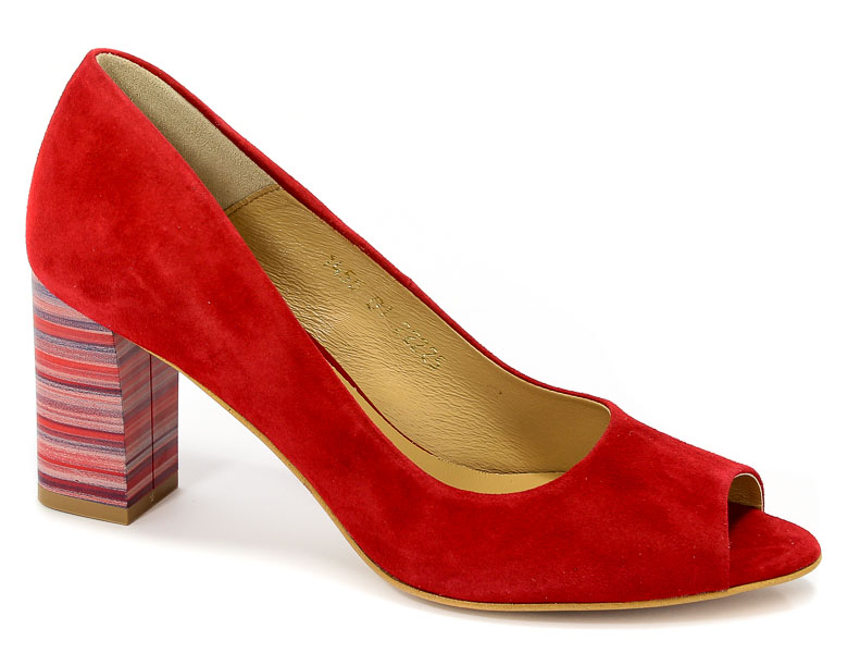 Czółenka Letnie Eska 1456 115 Czerwony