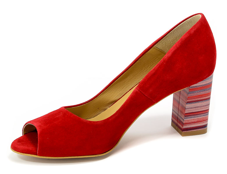 Czółenka Letnie Eska 1456 115 Czerwony