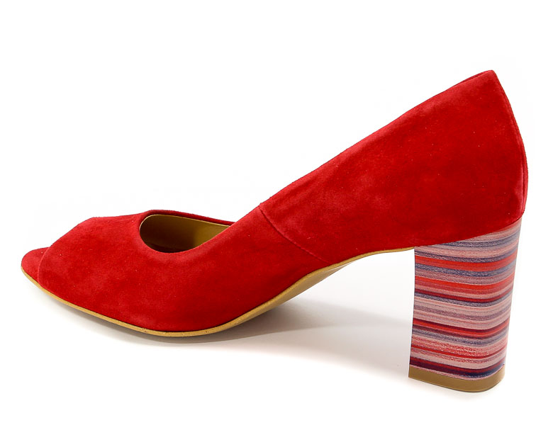 Czółenka Letnie Eska 1456 115 Czerwony