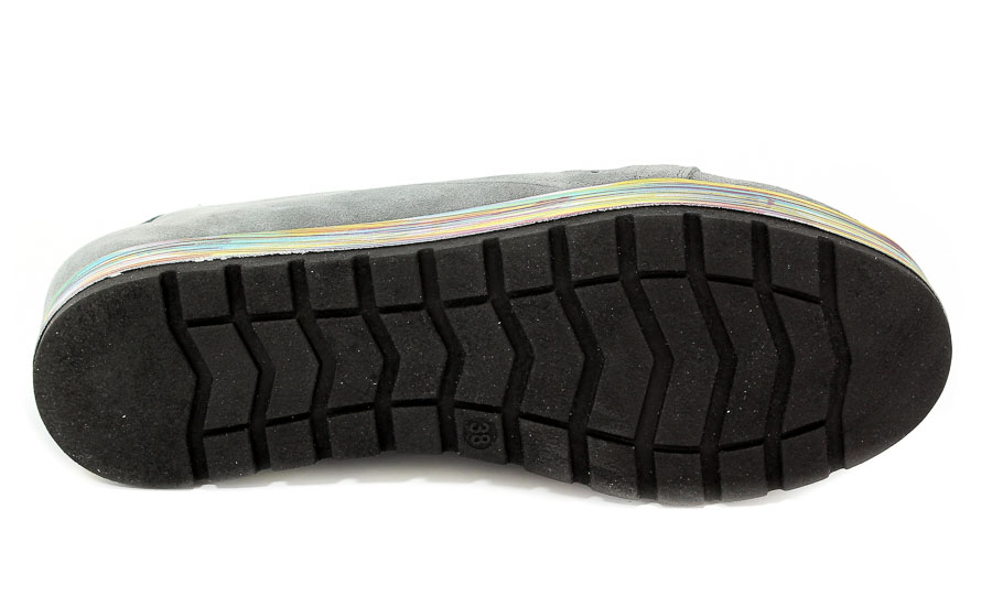 Połbuty Ann Mex 8681 11D Szary