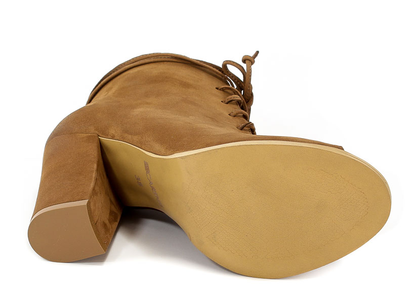 Botki Letnie Carinii B4260-793-000-000-C36 Rudy