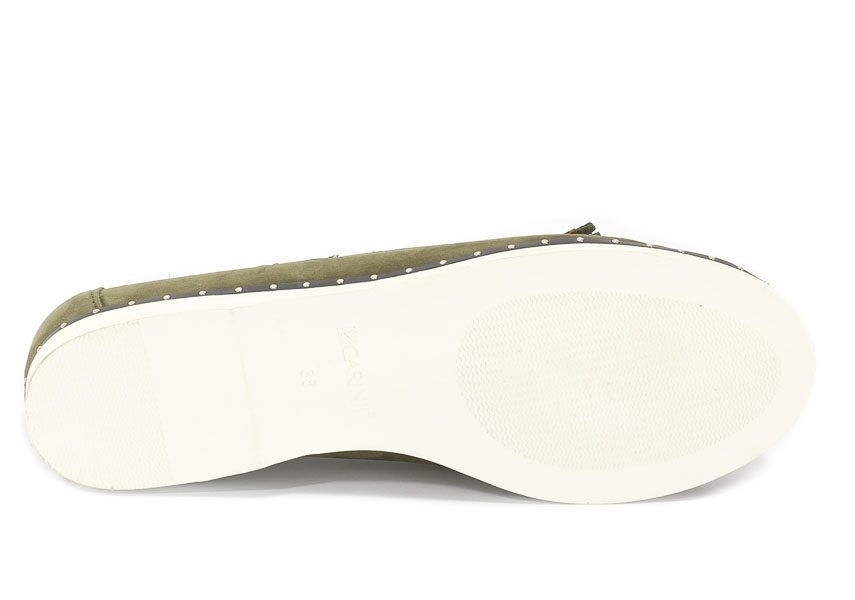 Mokasyny Carinii B4358-I43-000-000-C94 Zielony