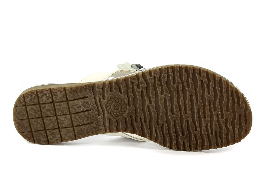 Klapki Marco Tozzi 2-27111-20 197 White Comb