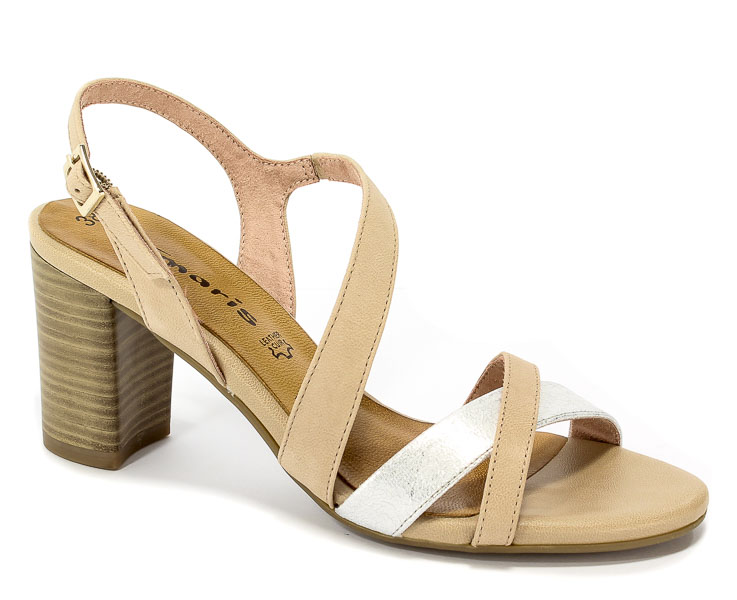 Sandały Tamaris 1-28016-20 486 Shell/Platinum