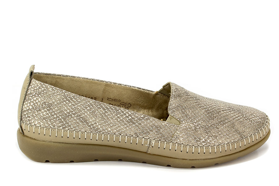 Półbuty Remonte D1902-64 Beige Combi