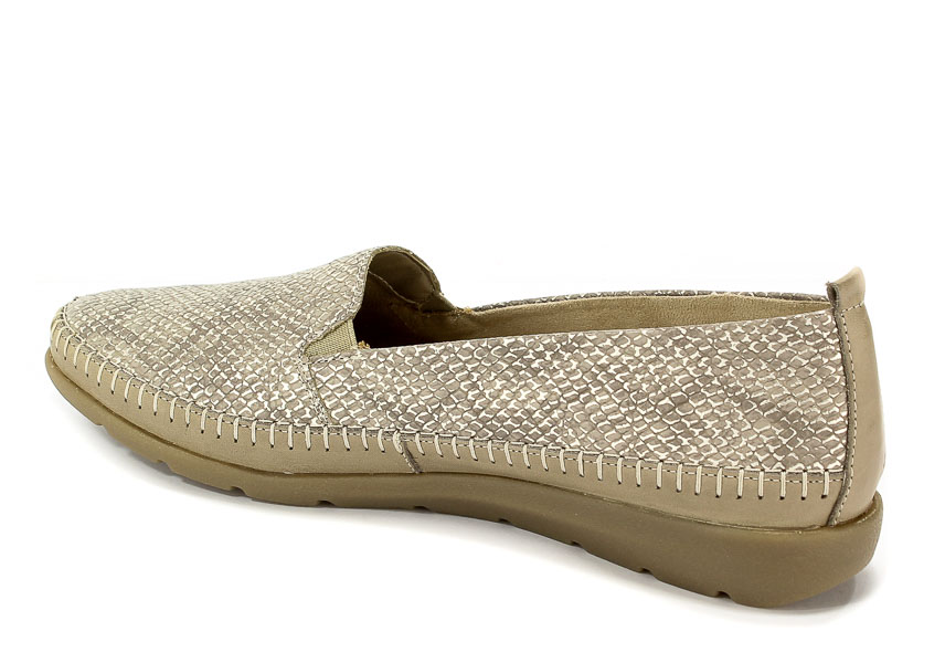 Półbuty Remonte D1902-64 Beige Combi