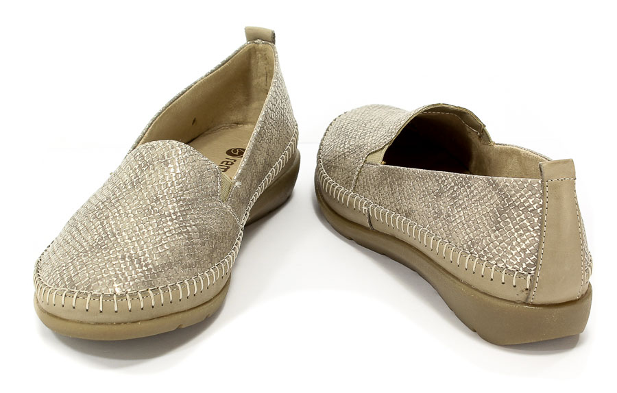 Półbuty Remonte D1902-64 Beige Combi