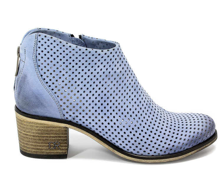 Botki Letnie Carinii B3016/MN-024-000-000-861 Niebieski