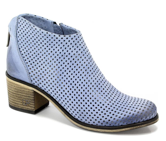 Botki Letnie Carinii B3016/MN-024-000-000-861 Niebieski