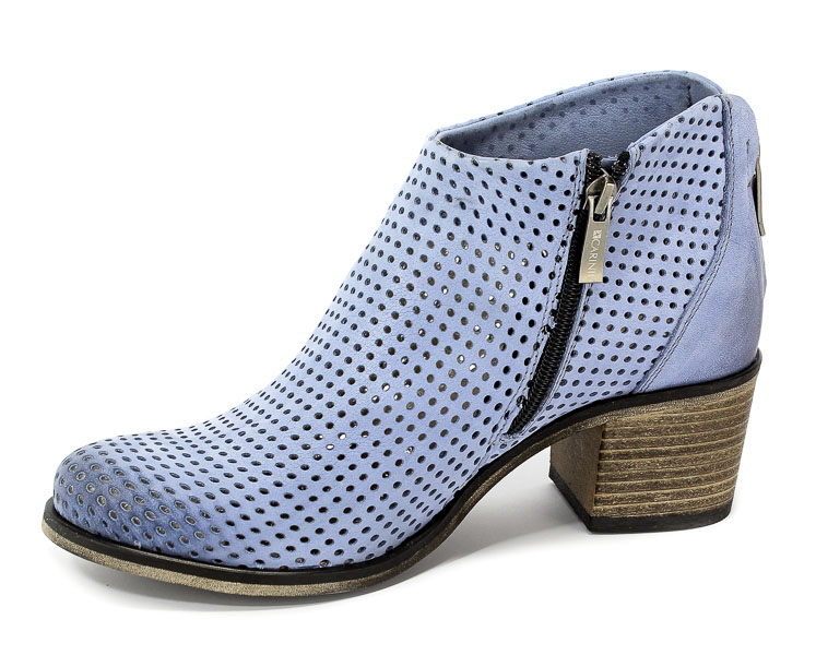 Botki Letnie Carinii B3016/MN-024-000-000-861 Niebieski