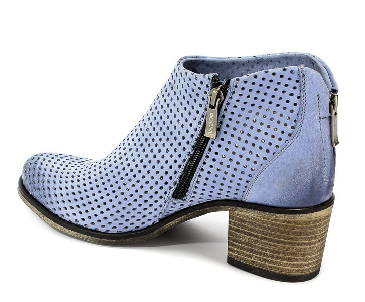Botki Letnie Carinii B3016/MN-024-000-000-861 Niebieski