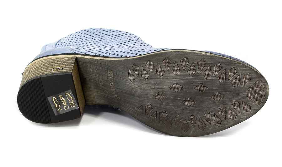 Botki Letnie Carinii B3016/MN-024-000-000-861 Niebieski