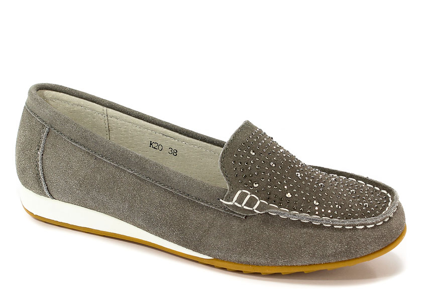 Mokasyny Sokolski CL K20 Grey Szary
