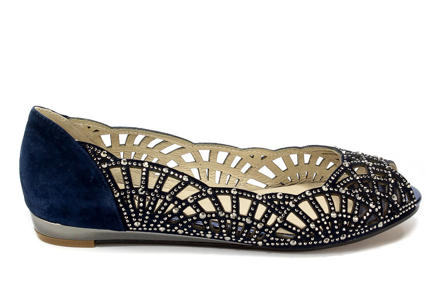 Baleriny Letnie Sca'viola B-74 Navy