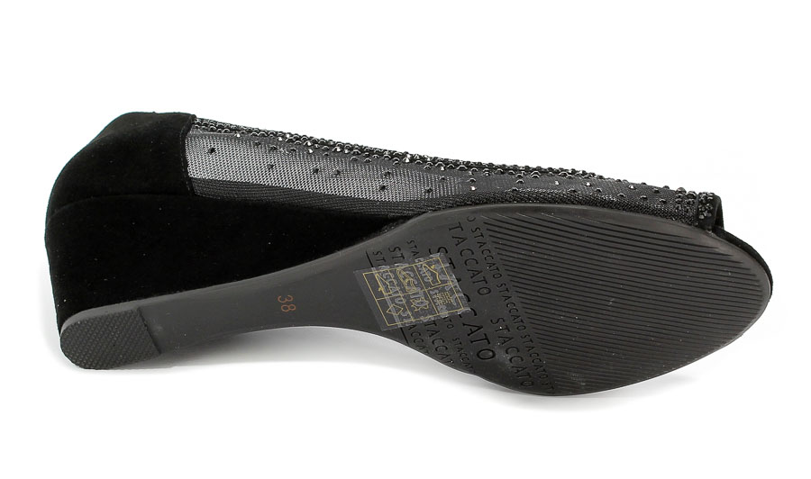 Czółenka Letnie Sca'viola B-37 Black