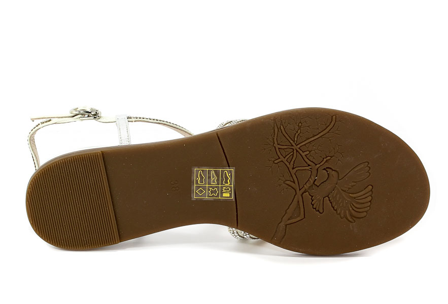 Sandały Sca'viola B-43 Silver
