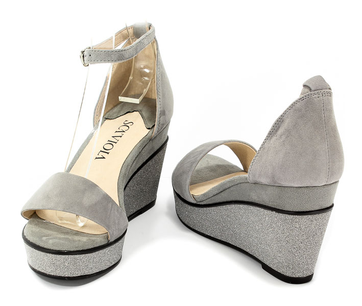 Sandały Sca'viola B-45 Grey