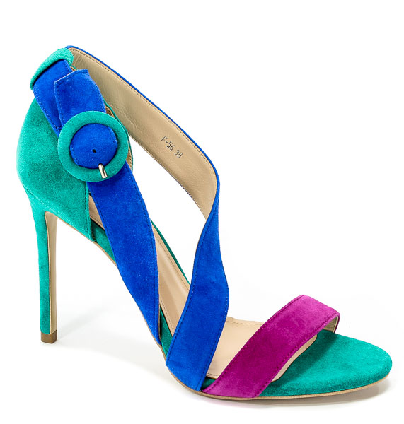 Sandały Sca'viola F-56 Violet Blue Green