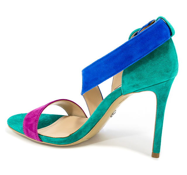 Sandały Sca'viola F-56 Violet Blue Green