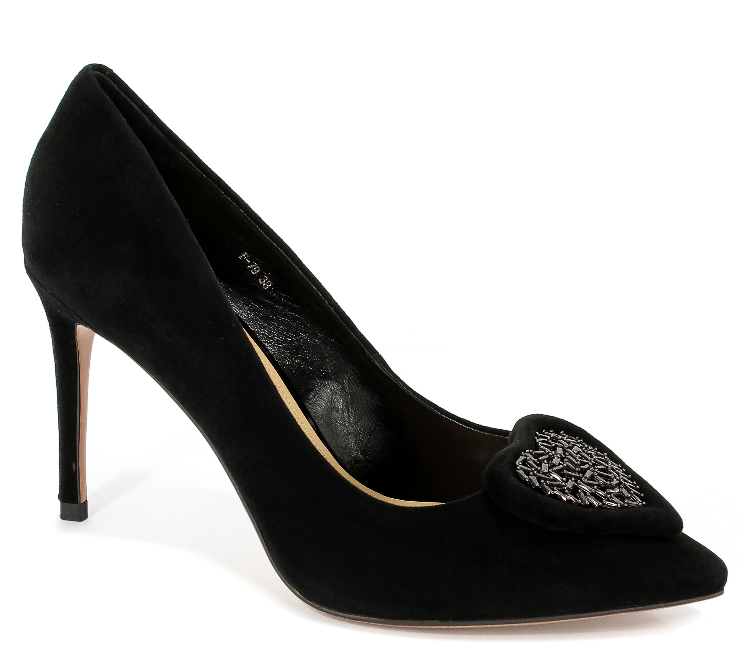 Czółenka Sca'viola B-79 Black Suede