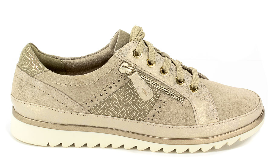 Półbuty Jana 8-23706-20 340 Taupe/gold