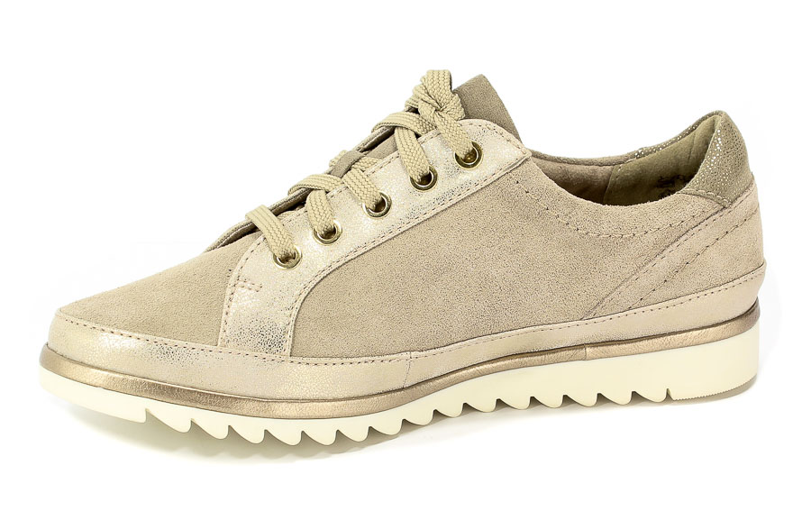 Półbuty Jana 8-23706-20 340 Taupe/gold