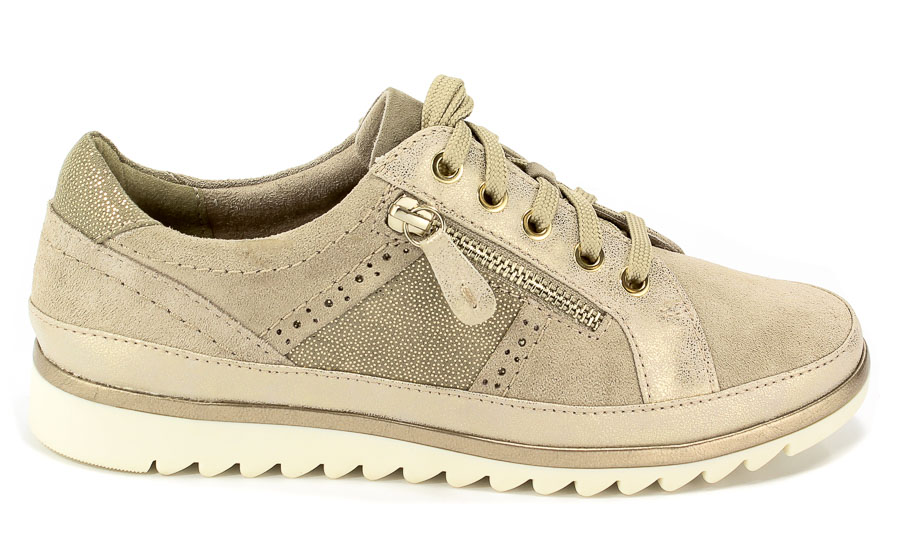 Półbuty Jana 8-23706-20 340 Taupe/gold