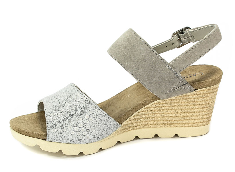 Sandały Caprice 9-28701-20 208 LT.Grey comb