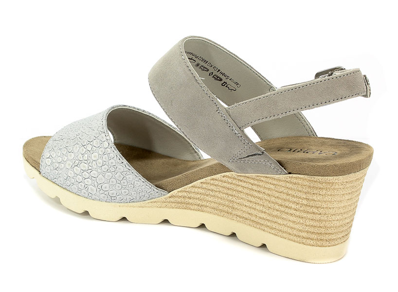 Sandały Caprice 9-28701-20 208 LT.Grey comb