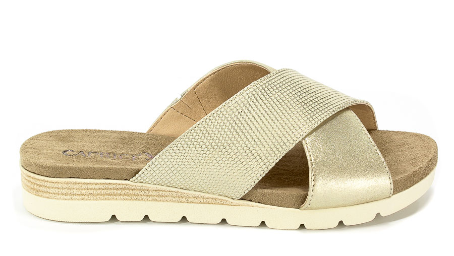 Klapki Caprice 9-27102-20 994 Gold Multi