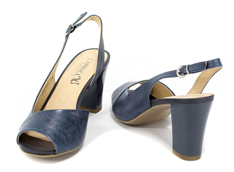 Sandały Caprice 9-28314-20 Navy Metallic