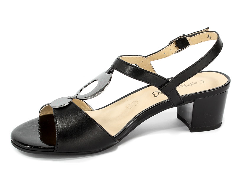 Sandały Caprice 9-28210-20 022 Black Nappa